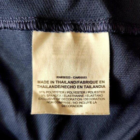 Nike Golf Illinois Fighting Illini Dri Fit Polo Shirt Mens Size XL Blue Gray - Picture 5 of 5